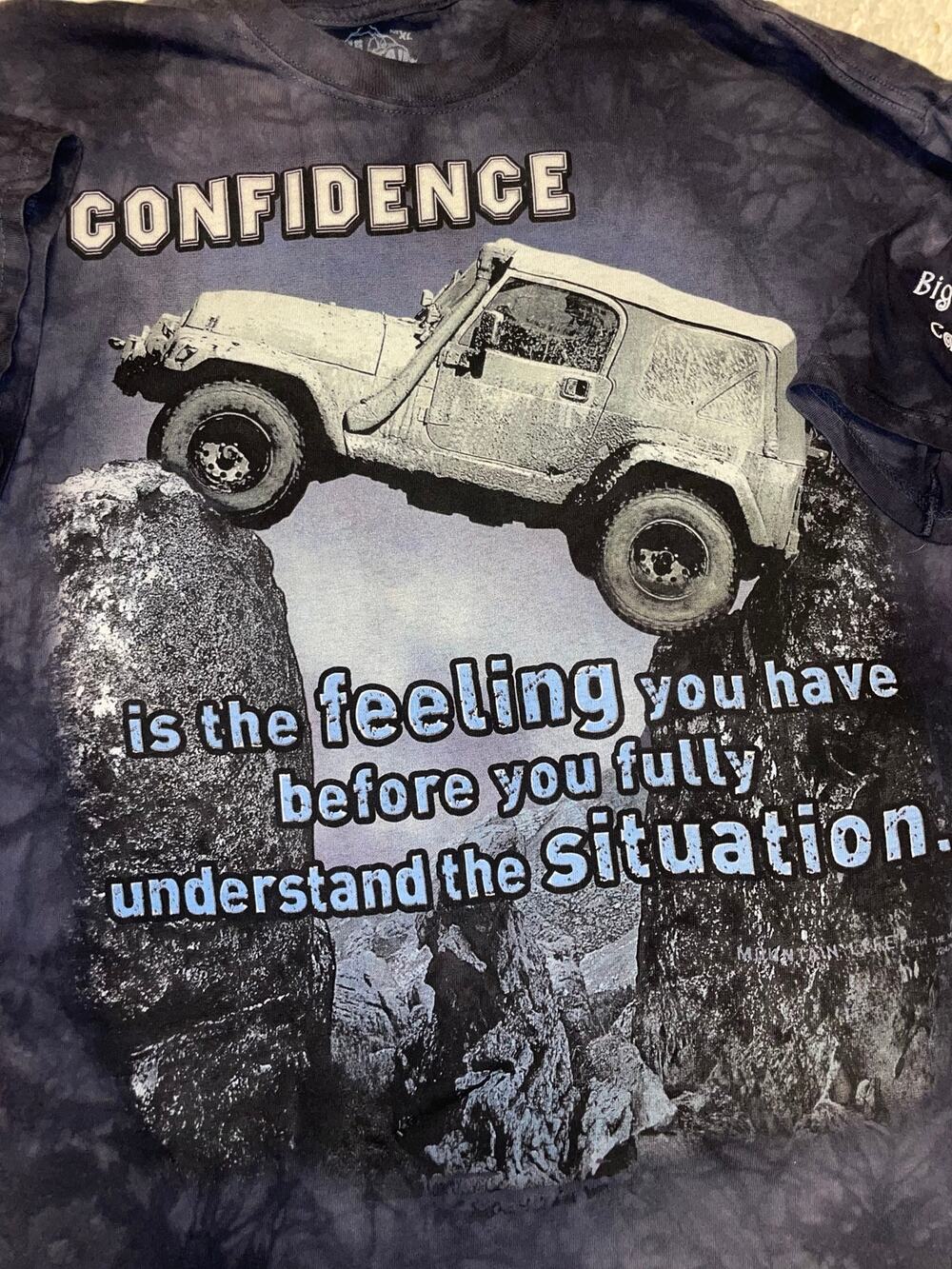 The Mountain Made in the USA Confidence Tee Shirt Sz XL